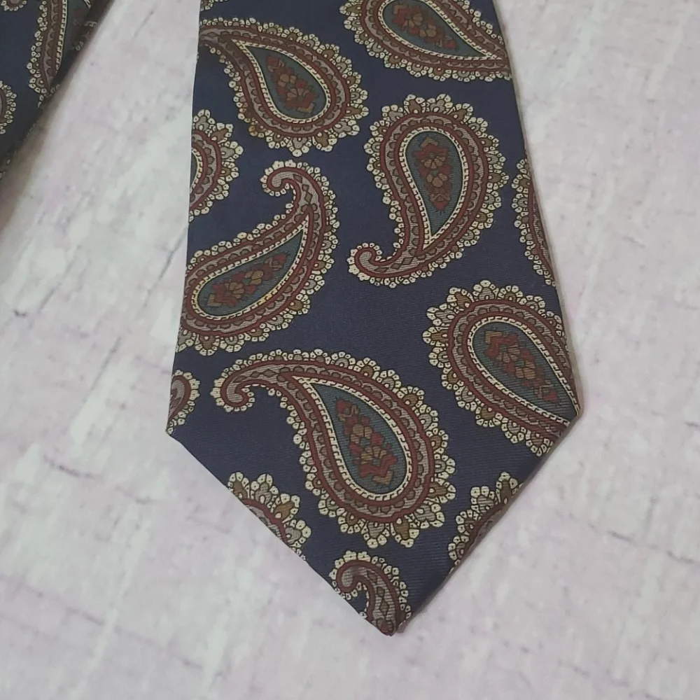 Christian Dior Paisley Necktie